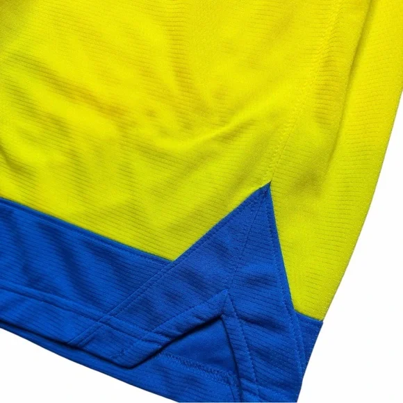 Nike Men’s Dri-Fit Icon Yellow and Black Basketball Shorts - Picture 2 of 5